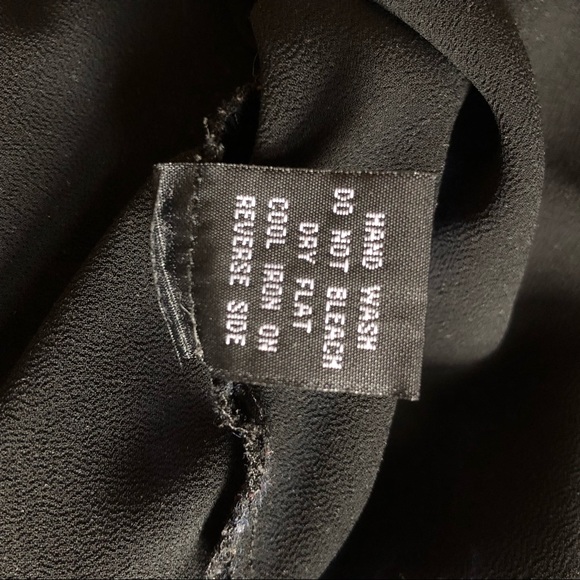 Angie | Sheer Black Top with Bronze Embellishments - Picture 8 of 8